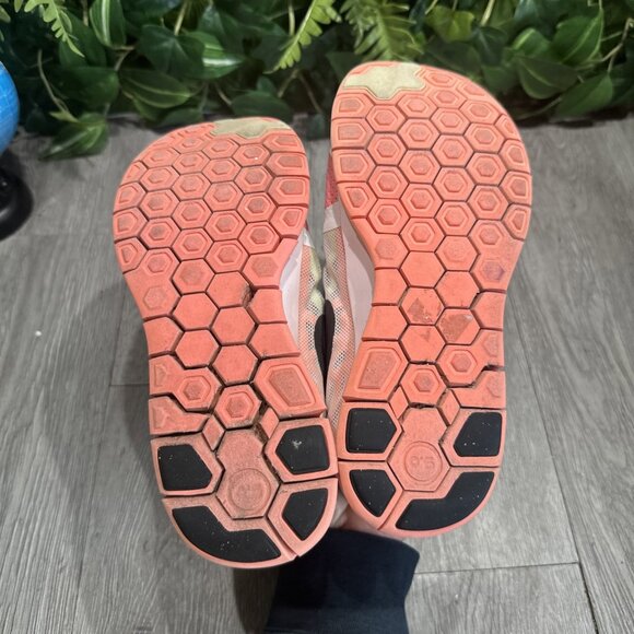 Nike Free 5.0 GS Running Shoes Size 5y/Womens 6.5 Lava Pink Pow 725114-100 - Picture 8 of 10